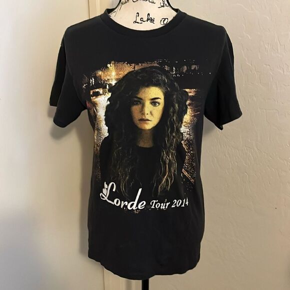 Lorde Music Black Tour 2014 Pullover Graphic Casual Concert Festival - Picture 1 of 9
